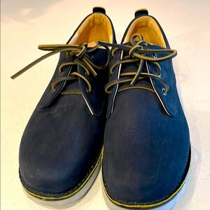 Men's Blue Nubuck Oxford